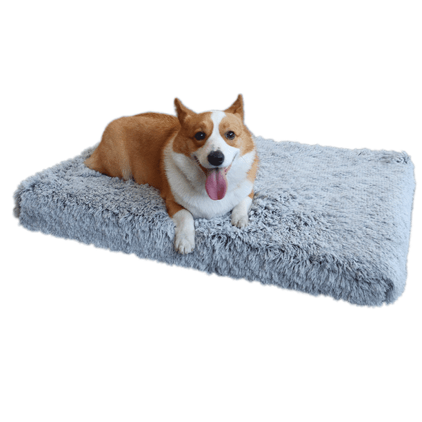 Zctt Dog Beds For Large Dogs, Plush Soft Pet Beds, For Large Medium Small Dogs And Cats, Fluffy Kennel Pad。 Grey