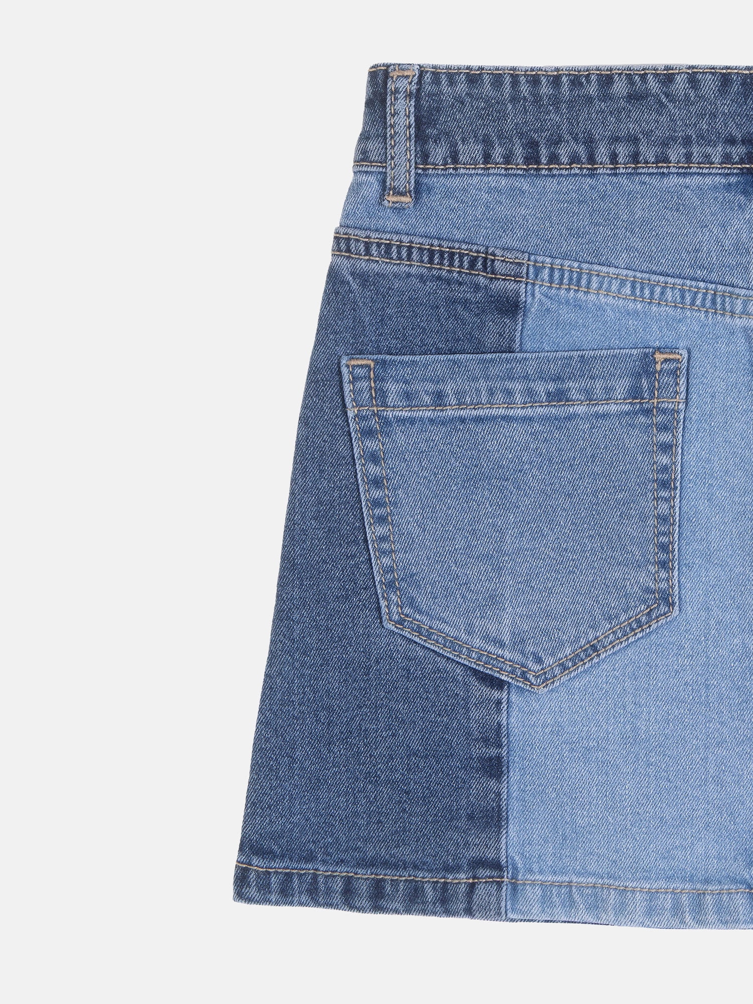 Wonder Nation Girls Denim Skirt, Sizes 4-18 & Plus