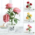 thumbnail image 3 of Gwong Decoración hogareña 1 Set Artificial Potted Plant Sin Olor DIY Plastic Simulación Ornamental Rose Flower para Interior Gwong 21068841, 3 of 6