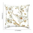 thumbnail image 2 of Bwiyojiz Home Decor Christmas Decorations Decoration 45x45cm Printed Pillow Cover Sofa Cushion Car Waist Golden Flower, Gifts for Sisters, Multicolor, 2 of 6