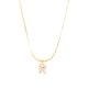 thumbnail image 1 of Collar Cadena Ligera Chapa Oro DIAMANTE POLO RIVERA Dije Letra R PR POLO RIVERA CLCD018, 1 of 3