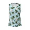 thumbnail image 6 of Sigee Flamingos And Palms for Women's Workout Tank Top,Running Tank Tops,Sleeveless Gym ClothesX-Large, 6 of 8