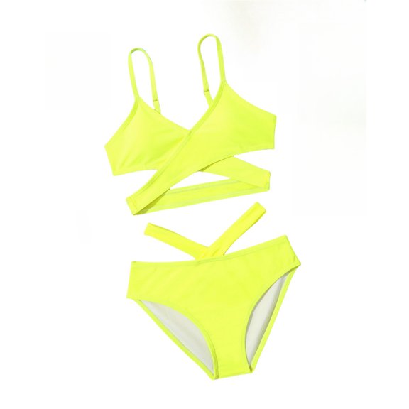 Gerichy Toddler Girl Swimsuit,Girls Bathing Suit Girls Swimsuits Cute 2 Piece Bathing Suit Butterfly Print Suspender Pleated Top Shorts Summer Beach Swim Suit Girls' Swimwear