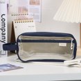 thumbnail image 4 of CSChome Pencil Pouch Clear Pencil Case – With Handle Large Capacity Korean Style Stationery Storage, 4 of 7