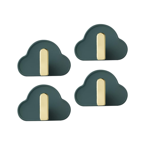 Gancho organizador 4 ganchos de almacenamiento multiusos, organizadores flexibles para llaves, ropa de dormitorio, sombreros de oficina Fanmusic Gancho organizador