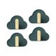 thumbnail image 1 of Gancho organizador 4 ganchos de almacenamiento multiusos, organizadores flexibles para llaves, ropa de dormitorio, sombreros de oficina Fanmusic Gancho organizador, 1 of 7