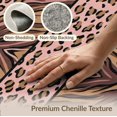 thumbnail image 6 of ODIKA Pink Exotic Leopard Wildlife Motif Decorative Cheetah Print Zebra for Queen Size Bedroom, Under Bed, Master , Foldable Easy Care, 6 of 7