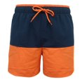 thumbnail image 1 of Traje de Baño Op Talla G Liso Bicolor Azul Marino con Naranja, 1 of 4