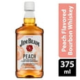 thumbnail image 2 of Jim Beam Peach Infused Straight Bourbon Flavored Whiskey, 375 ml PET Bottle, 33% ABV, 2 of 9