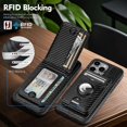 thumbnail image 3 of Funda tipo cartera compatible con SkyEagle con MagSafe para iPhone 16 Pro, 3 of 7