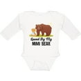 thumbnail image 3 of Inktastic Mimi Bear Loves Me Grandbaby Gift Boys or Girls Long Sleeve Baby Bodysuit, 3 of 5