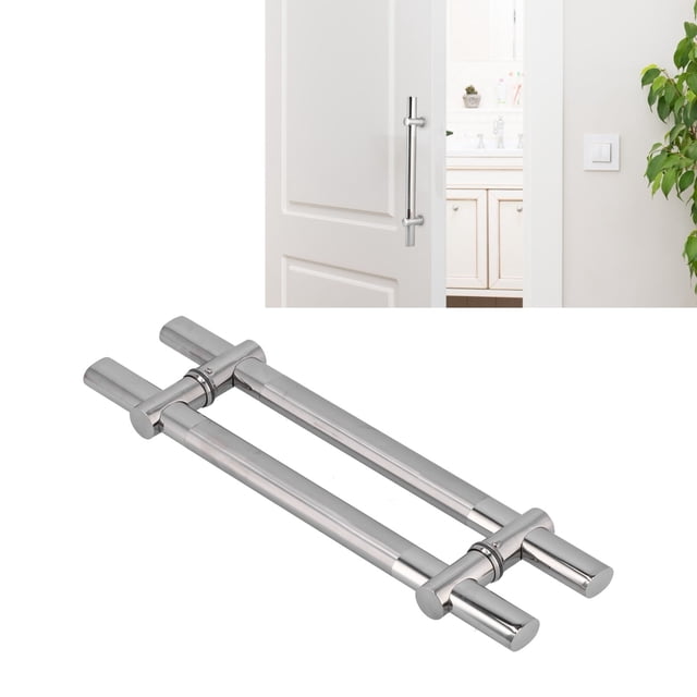 Door Handle, Door Pull Handle High Hardness Anti-Rust Door Hardware for Exhibition Hall for Hotel for Sliding Doors for Push Pull Doors for Barn Door