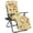 Daisy, variant on Outdoor Chaise Lounge Chair Cushion Waterproof 66 x 21 x 4 Inches Cotton Zero Gravity Chair Cushions with Ties, Soft Thickened Lounge Chair Cushions for Indoor Outdoor Furniture (Blue Leaves)