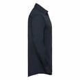 thumbnail image 3 of Russell Collection Mens Long Sleeve Poly-Cotton Easy Care Tailored Poplin Shirt, 3 of 6