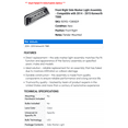 thumbnail image 2 of Front Right Side Marker Light Assembly - Compatible with 2014 - 2015 Kenworth T880, 2 of 2