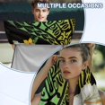 thumbnail image 6 of Uorisanigo Car Seat Cover Protector Soft Polynesian Tattoo Flowers Automotive Front Seat Sweating Cover Washable Seat Decoration Universal for Auto Truck Van SUV, Easy to Install, 6 of 8