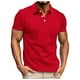 thumbnail image 1 of Playeras De Algodon Para Hombre, Camiseta Juvenil De Lino De Color Liso, Ropa Holgada, Cuello En V, Camisa De Manga Larga Para Hombre, 1 of 5