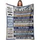 thumbnail image 1 of LHSHID Grandpa Gifts from Grandson Granddaughter Gifts for Grandpa from Grandkids Grandfather Papa Gifts Grandpa Birthday Gifts Papa Gifts for Grandpa Best Grandpa Gifts Throw Blanket 30"x40", 1 of 6