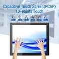 thumbnail image 3 of GreenTouch 19 " Front IP65 Panel Display Touch Screen Industrial Grade Open Frame LCD Monitor - 1280x1024, 3 of 7