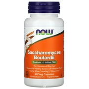 (2 Pack) Now Foods Saccharomyces Boulardii (5 Billion Cfu) 60 Vcaps