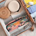 thumbnail image 3 of Hair Tools Storage with Heat Resistant Mat- Sunset Scene Printed Curling Iron Travel Bag/Flat Iron Case for Women, 3 of 8