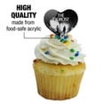 thumbnail image 3 of The Exorcist Logo and Silhouette Heart Love Cupcake Picks Toppers Decoration Set of 6, 3 of 7
