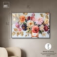 thumbnail image 5 of Bouquet Entrance Canvas Classic Fashion Floral Wall Art by Art Remedy, Black Frame, 54" x 36", 5 of 7