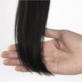 thumbnail image 6 of 3pcs/Boundle Brazilian Ombre Straight Soft Hair Extensions Total Weight 300g 12-20 Inchs LELINTA Style-Jet Black, 6 of 8