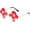 Red2, variant on Mushroom Shape Sunglasses for Women Irregular Rimless Eyewear Retro  Party halloween Sun Glasses