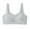 Gray, variant on BangWanChi Womens Underwear and Bras Push up Women's Sexy Bra-thin Cup No Steel RingUnderwear Gathered Sleep Bra Beige L