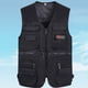 thumbnail image 2 of Chaleco cargo con múltiples bolsillos para hombre - Cremallera delantera, sin mangas, para actividades al aire libre/pesca/viajes - XL-XXXXL, 2 of 3