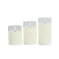 thumbnail image 4 of HOMETRENDS FLAMELESS 3PK WHITE CANDLE LIGHT, 4 of 5