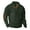 ZA-Mint Green, variant on cllios Mens Corduroy Sweatshirt Casual Stand Collar 1/4 Button Up Pullover Long Sleeve Sweater Shirts with Elbow Patches