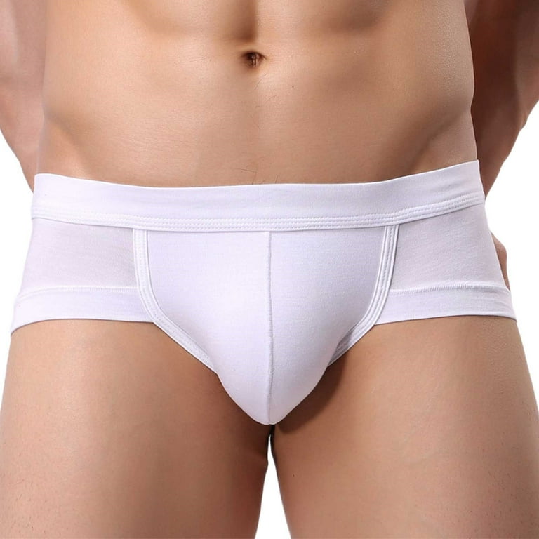 Ierhent Real Men Underwear Men's Breathable Boxer Briefs, Moisture Wicking  Underwear(White,XL) 