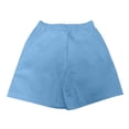 thumbnail image 5 of Bermuda Shorts for Women Knee Length Elastic High Waist Wide Straight Leg Dressy Casual Office Work Shorts with Pockets, 5 of 6