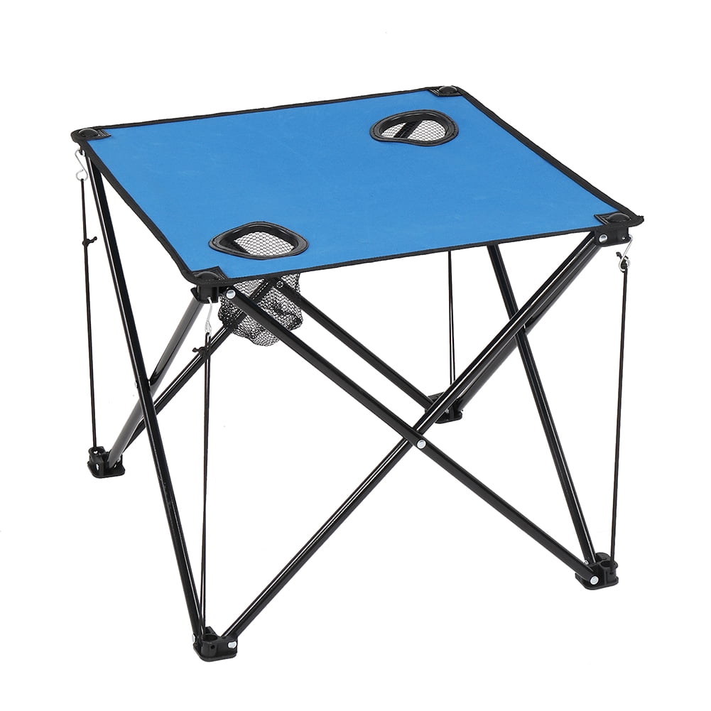 Lowestbest Portable Picnic Table, Travel Folding Oxford Cloth Camping Table, Blue Lowestbest Portable Picnic Table, Travel Folding Oxford Cloth Camping Table, Blue