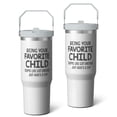 thumbnail image 2 of 1pc Mother 30oz Tumbler with Straw & Handle - Insulated Stainless Steel Cup | Holiday Gift for Man Women (Christmas, Valentine's, Birthday), 2 of 7