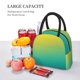 thumbnail image 5 of Balery Teal To Yellow Gradient Bolsa de Almuerzo para Mujeres, Caja de Almuerzo, Bolsa de Almuerzo Pequeña Impermeable, Tote de Almuerzo Reutilizable con Gran Capacidad, 5 of 6