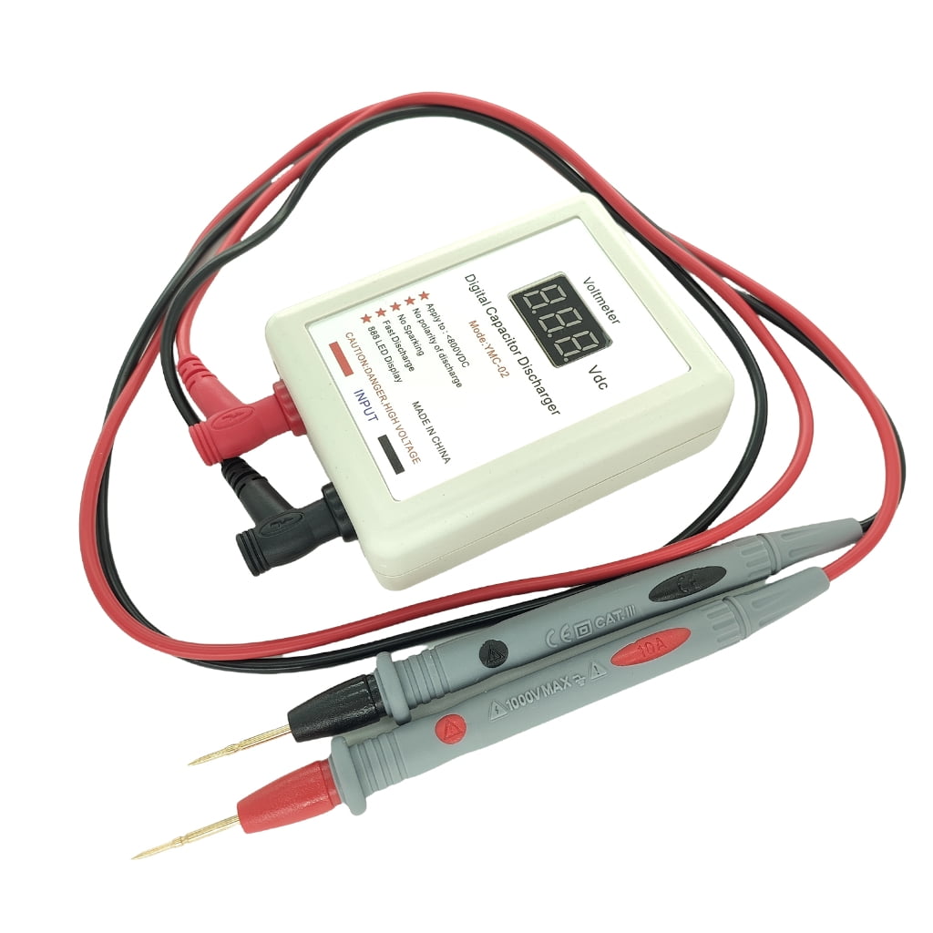 Yammee Voltage Discharging Tool Electronic Repair LED Capacitor Discharger with Probe