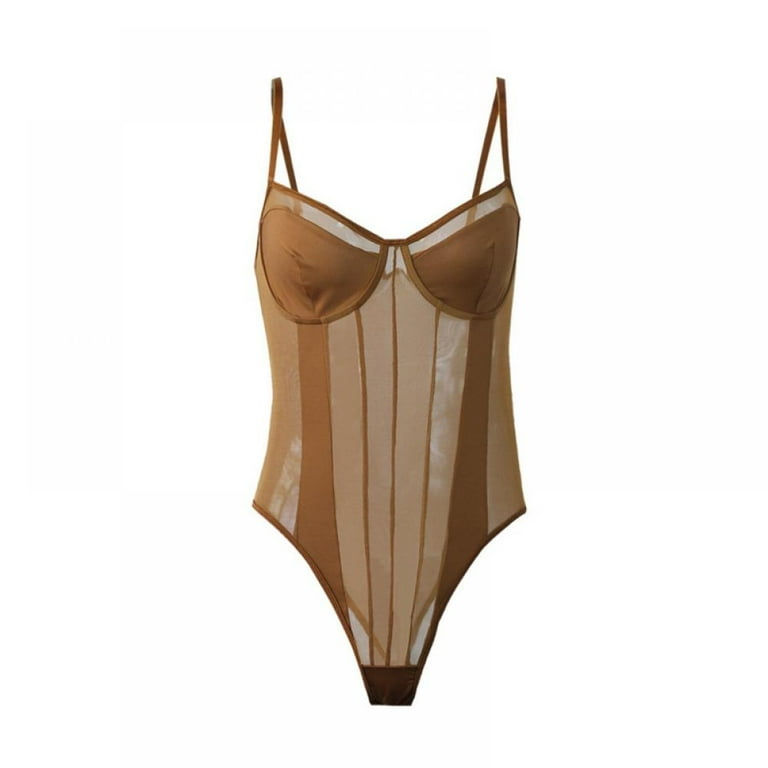 New V-neck Backless Sexy Strappy Bodysuit New V-neck Backless Sexy Strappy Bodysuit