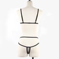 thumbnail image 2 of Babydoll Dress for Women Women Lingerie Set Two Underwear Lingerie Underwear Mesh Elegant Teddy Lingerie for Women, 2 of 5