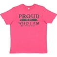 thumbnail image 3 of Inktastic Proud to be Who I am Black History Month Youth T-Shirt, 3 of 5