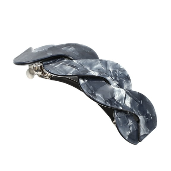 Vocoste Hair Clips Barrettes for Women Elegant French Barrettes Retro Hair Accessories for Women Gray