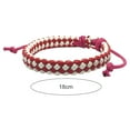 thumbnail image 6 of harmtty Unique Braided Bracelet Retro   for Daily Life   Decorative, 6 of 7