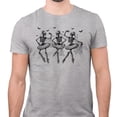 thumbnail image 2 of Ballet Skeletons Shirt Unisex Medium Grey, 2 of 5