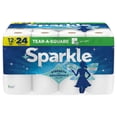 thumbnail image 3 of Sparkle Tear-A-Square Paper Towels, 12 Double Rolls, 110 Sheets per Roll, 3 of 14