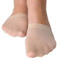 thumbnail image 4 of Toe Topper Socks Women 6 Pairs, No Show Liner Half Socks for Heels, Non-Skid Bottom Mule Socks, 4 of 6