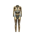 thumbnail image 3 of TheFound Justaucorps Squelette d'Halloween pour Femmes à Manches Longues, Pantalon, Col Roulé, 3 of 6