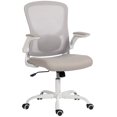 thumbnail image 1 of Grey Ergonomic Mesh Office Chair with 4D Lumbar Support, Swivel Task Desk Chair - Adjustable Height & Flip-Up Arms for Home & Office Use, 1 of 7
