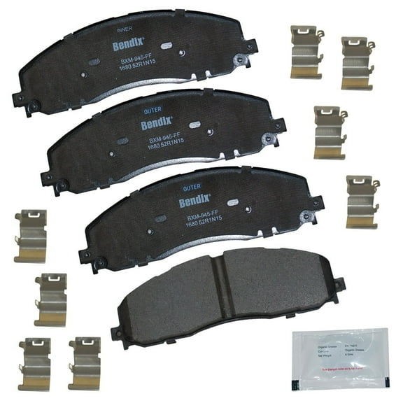 Disc Brake Pad Set Fits select: 2013-2020 FORD F250, 2013-2020 FORD F350